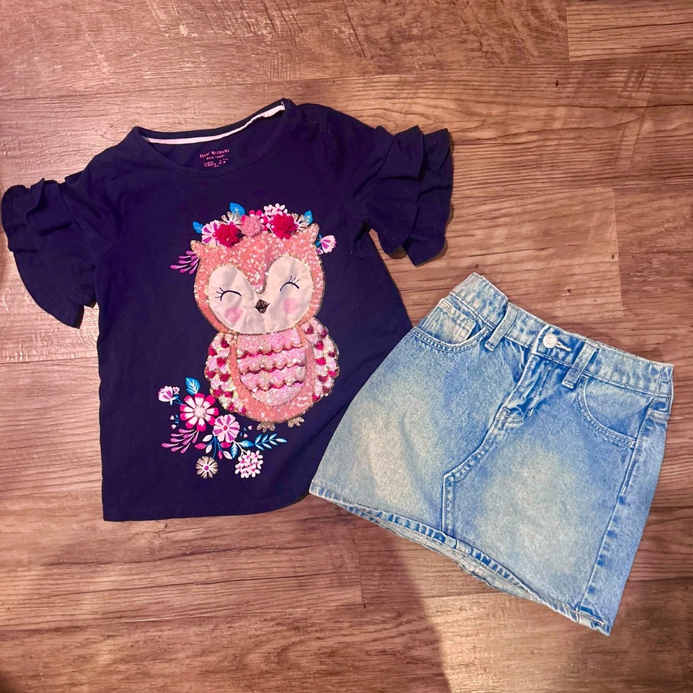 Girls top & skirt